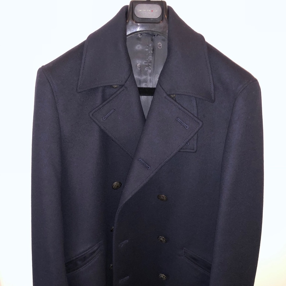 John Varatos Star USA overcoat style peacoat